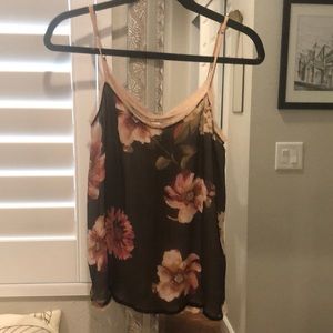 Floral Silk Top from Anthropologie